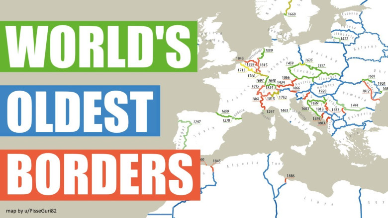 list of oldest borders in the world