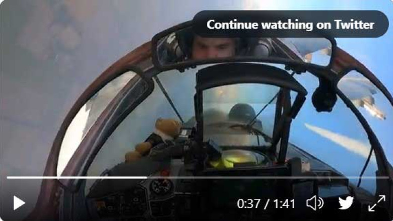 Exclusive - The Ukrainian Air Force has released video showing for the first time ever US-supplied AGM-88 HARM anti-radar missiles being fired from their MiG-29 jets
