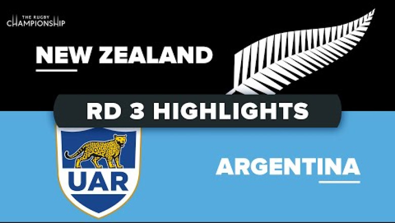 The Rugby Championship | New Zealand v Argentina - Round 3 Highlights