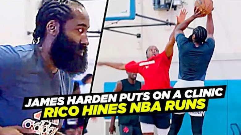 James Harden Puts On a CLINIC at Rico Hines NBA Runs! Scottie Barnes, Pascal Siakam &amp; More!