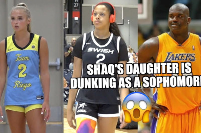 SHAQ'S DAUGHTER IS DUNKING WITH EASE! ONLY A SOPHOMORE!!