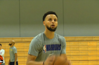 Steph Curry Shooting 3's During Workout For 1 Hour At Warriors Practice. HoopJab NBA