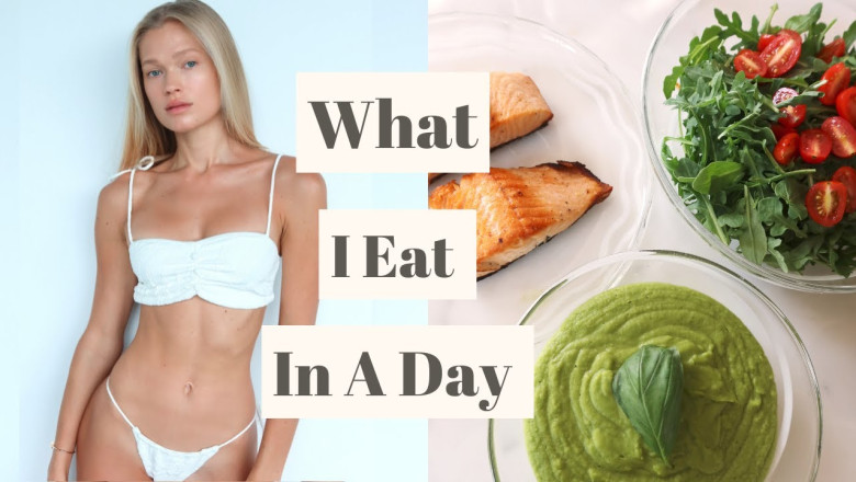 What I Eat In A Day *Victoria's Secret Model* and morning routine \ Model and Mom | Vita Sidorkina