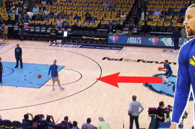 15 Straight Minutes Of  Steph Curry's Shooting Drills Before Game 2 vs Grizzlies | 2022 WCSF