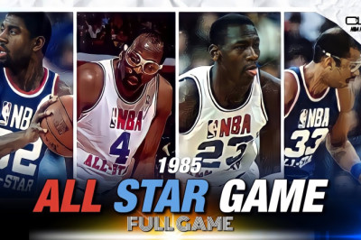 1985 All Star Game  ⭐️ Larry Bird, Moses, Magic, Kareem