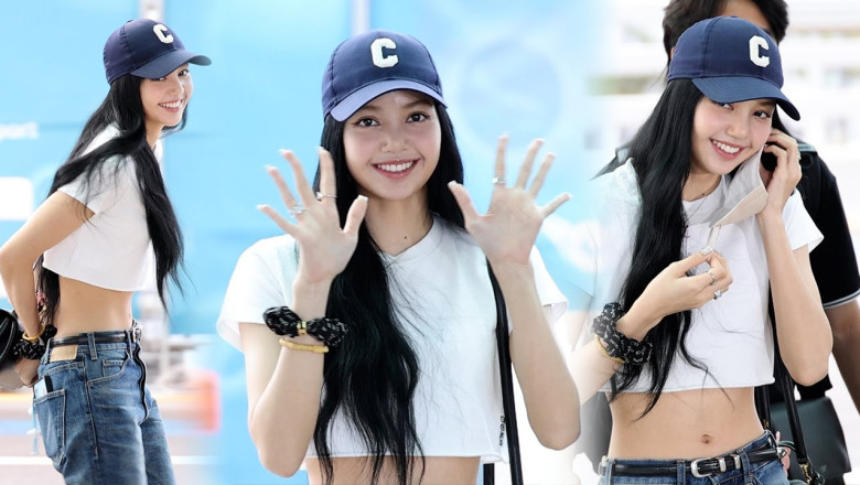 220825 BLACKPINK “LISA” (블랙핑크 리사) 출국 Departure 직캠 | 인천공항 • 비몽