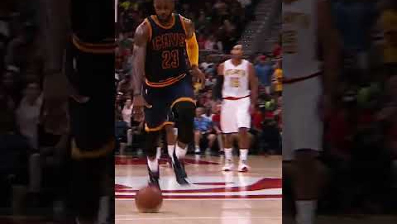 LeBron does the Jordan logo 🔥 #shorts