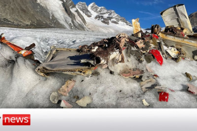 Switzerland's melting glaciers: 'Climate change in action'