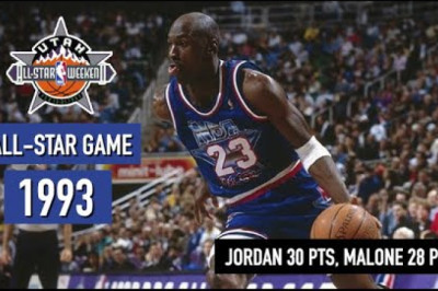 Throwback NBA All-Star Game 1993. East vs West - Full Game Highlights HD