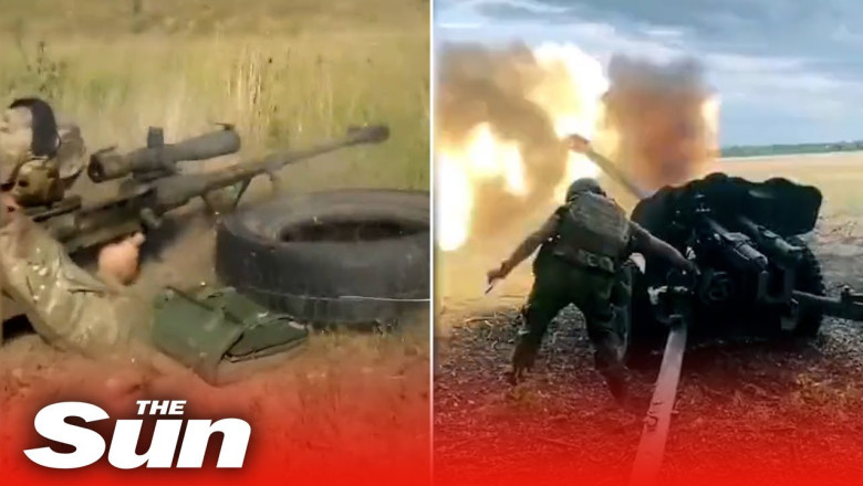 Ukraine releases warning to Russian troops to RUN in Kherson Oblast region