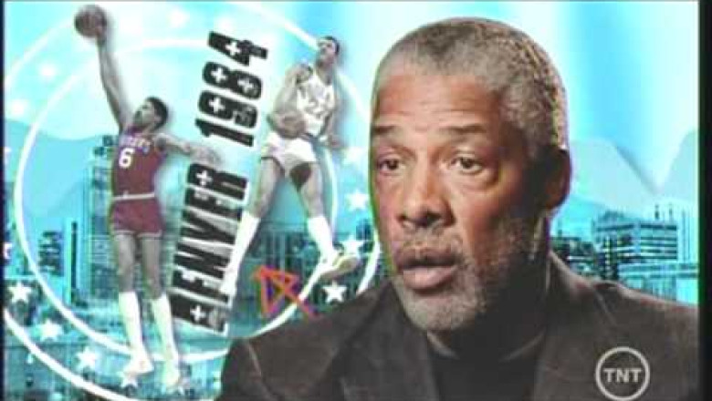 Airborne Greatest Slam Dunk Contest 1984 TNT special.. Julius Erving "Dr J"