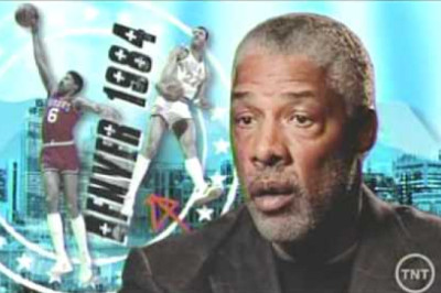 Airborne Greatest Slam Dunk Contest 1984 TNT special.. Julius Erving 