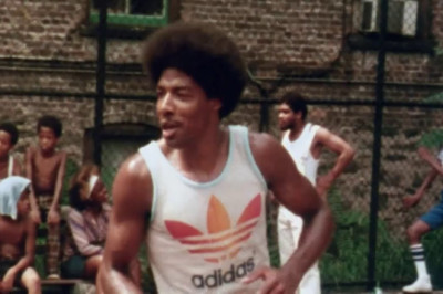Dr. J at Harlem's famed Rucker Park