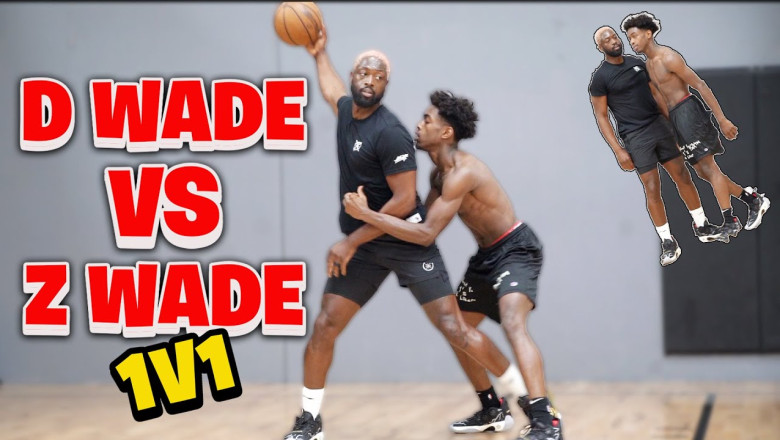 Dwyane Wade vs Zaire Wade *INTENSE* 1v1