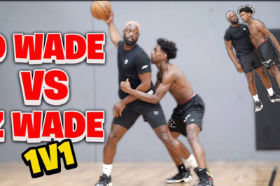 Dwyane Wade vs Zaire Wade *INTENSE* 1v1