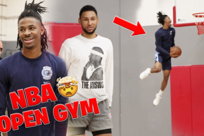 Ja Morant, Ben Simmons, and Aaron Gordon *SHUT DOWN EXCLUSIVE NBA RUN*