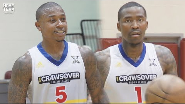 Jamal Crawford and Isaiah Thomas Playoff Game at the CrawsOver Pro Am