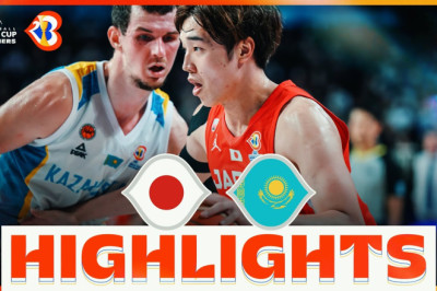 Japan - Kazakhstan | Basketball Highlights - #FIBAWC 2023 Qualifiers