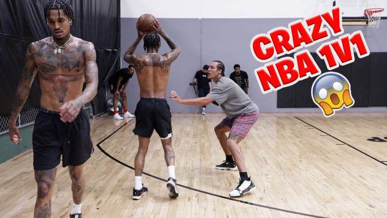 Jordan Clarkson, Aaron Gordon, and Darius Bazely GET'S INTENSE IN NBA 1V1😳