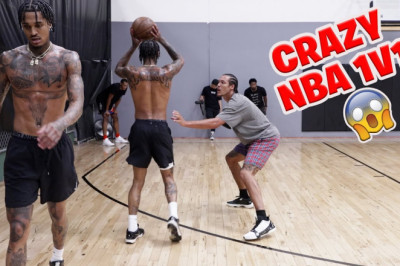 Jordan Clarkson, Aaron Gordon, and Darius Bazely GET'S INTENSE IN NBA 1V1😳