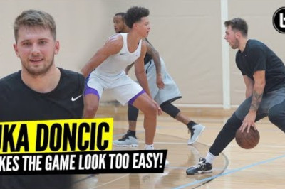 Luka Doncic Shows Off SMOOTH Game At Pro Open Run! Monta Ellis Still a MAJOR BUCKET!!