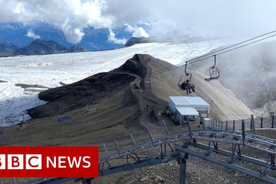 Swiss glaciers disappearing at record speed due to climate change – BBC News
