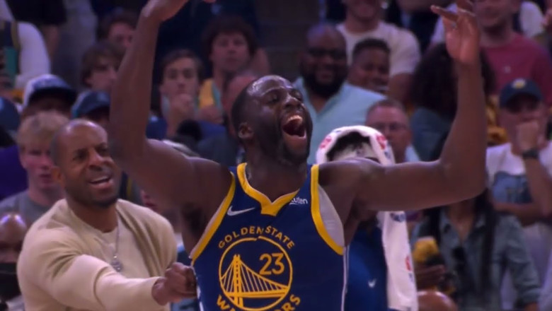 Andre Iguodala to Klay Thompson: "Keep your composure."