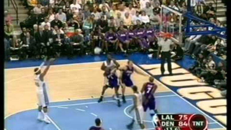 Carmelo Anthony 33 pts vs Kobe Bryant 42 pts,season 2006 nuggets vs lakers