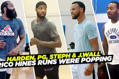 Steph Curry, James Harden, Paul George, John Walll & Trae Young GO OFF at Rico Hines Runs!