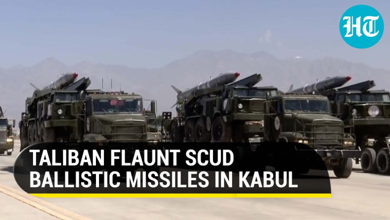 Taliban Display Soviet-era Scud Ballistic Missiles At Kabul Military ...