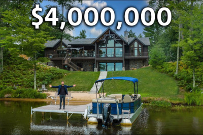 Inside a $4,000,000 Lakefront MANSION in Wisconsin!