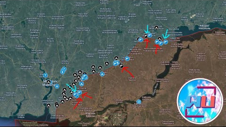 Further update of the Kherson counteroffensive.| Full front line movement. [Ukriane War Map Analysis]
