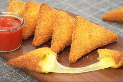 Fried Cheese Potato Sandwich