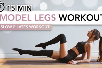 15 MIN MODEL LEGS PILATES WORKOUT | Pilates For Toned and Lean Legs