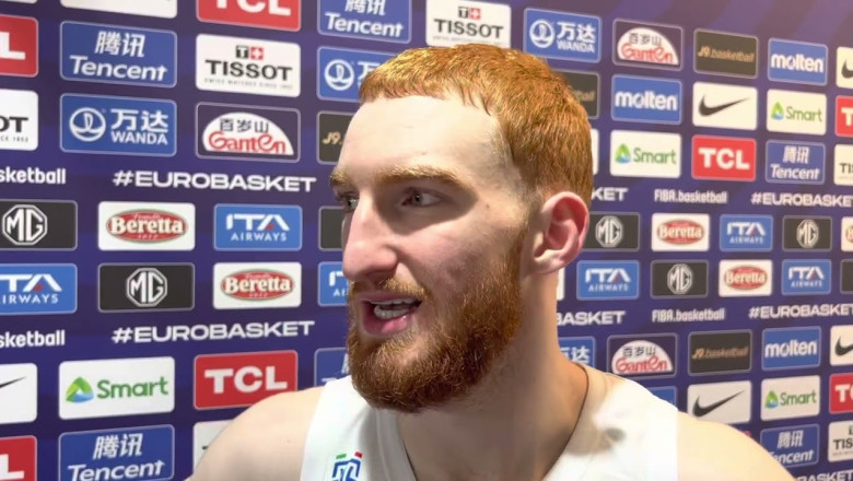 Nico Mannion reacts to Italy's comeback win over Croatia