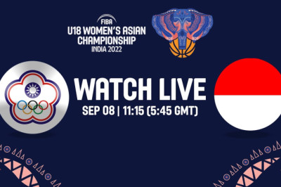 LIVE - Chinese Taipei v Indonesia | FIBA U18 Women's Asian Championship 2022 - Division A