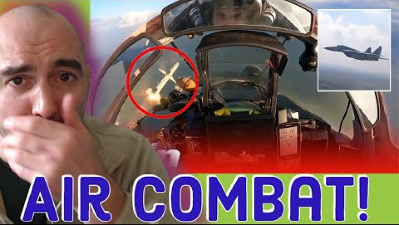 US Army Combat Vet REACTS to Ukraine Fighter Combat!