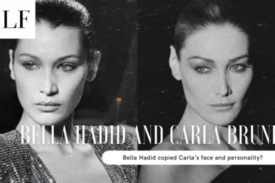 Bella Hadid copied Carla Bruni's face and personality?