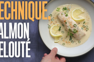 How to make a velouté sauce with salmon or other fish