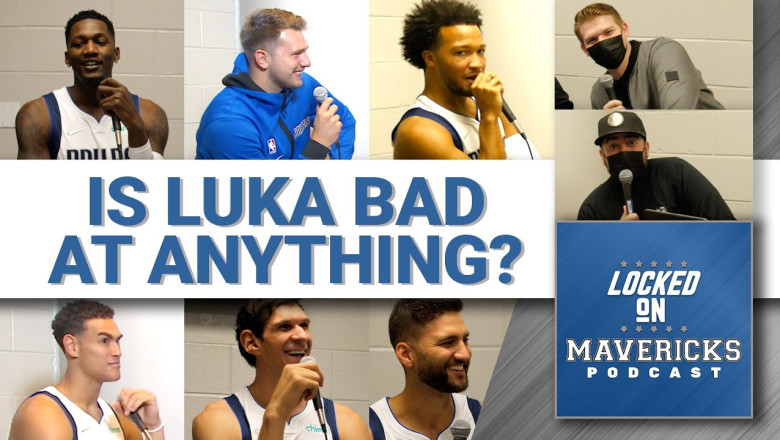 Is there Anything Luka Doncic is not good at? | Locked On Dallas Mavericks Media Day Interviews