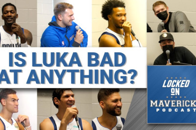 Is there Anything Luka Doncic is not good at? | Locked On Dallas Mavericks Media Day Interviews