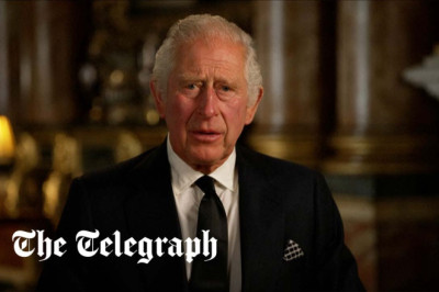 Live: King Charles III addresses the nation for first time as monarch