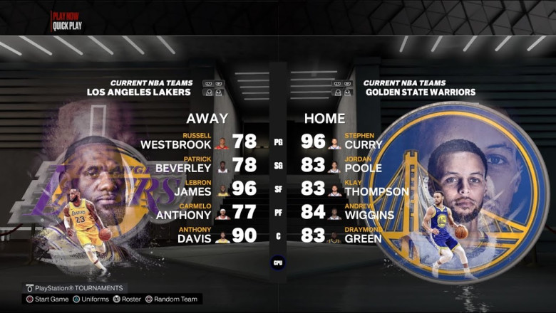 NBA 2K23 [PS4] Golden State Warriors vs LA Lakers LIVE Full Game | NBA 2K23 Gameplay (Current Gen)