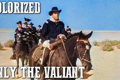 Only the Valiant | COLORIZED | Western Movie | Gregory Peck