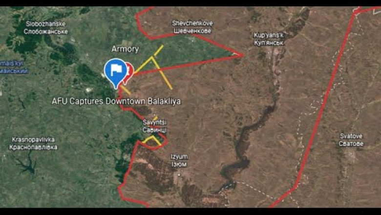UKRAINE CAPTURES DOWNTOWN BALAKLYIA | NOW LAYING SIEGE TO KUPYANSK