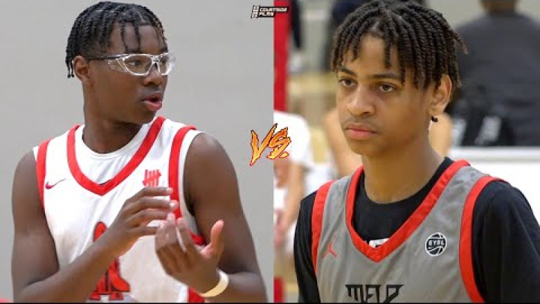 BRYCE JAMES VS KIYAN ANTHONY!! 15-Year-Old PROSPECTS With HALL OF FAME DNA!