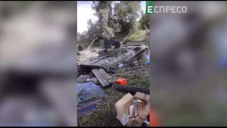 They fled so much that they drowned: the bathing season of Russian military equipment has opened