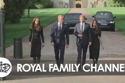 Harry and Meghan Make Surprise Appearance with William and Kate at Windsor