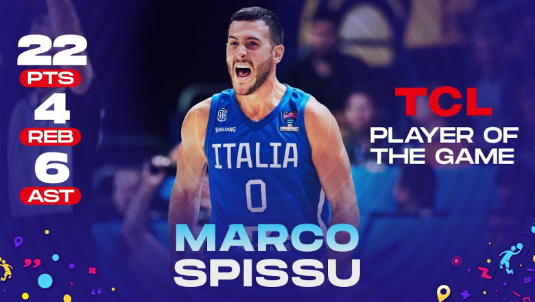 Marco SPISSU 🇮🇹 | 22 PTS / 4 REB / 6 AST | TCL Player of the Game vs. Serbia