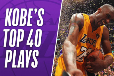 Kobe Bryant's TOP 40 Plays of His NBA Career!